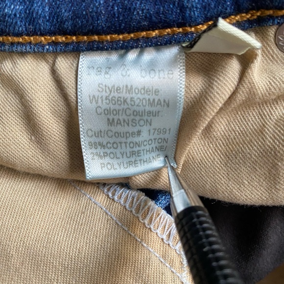 Rag & Bone The Skinny High Rise women’s Cotton Blue Jeans waist 24” - Picture 7 of 7